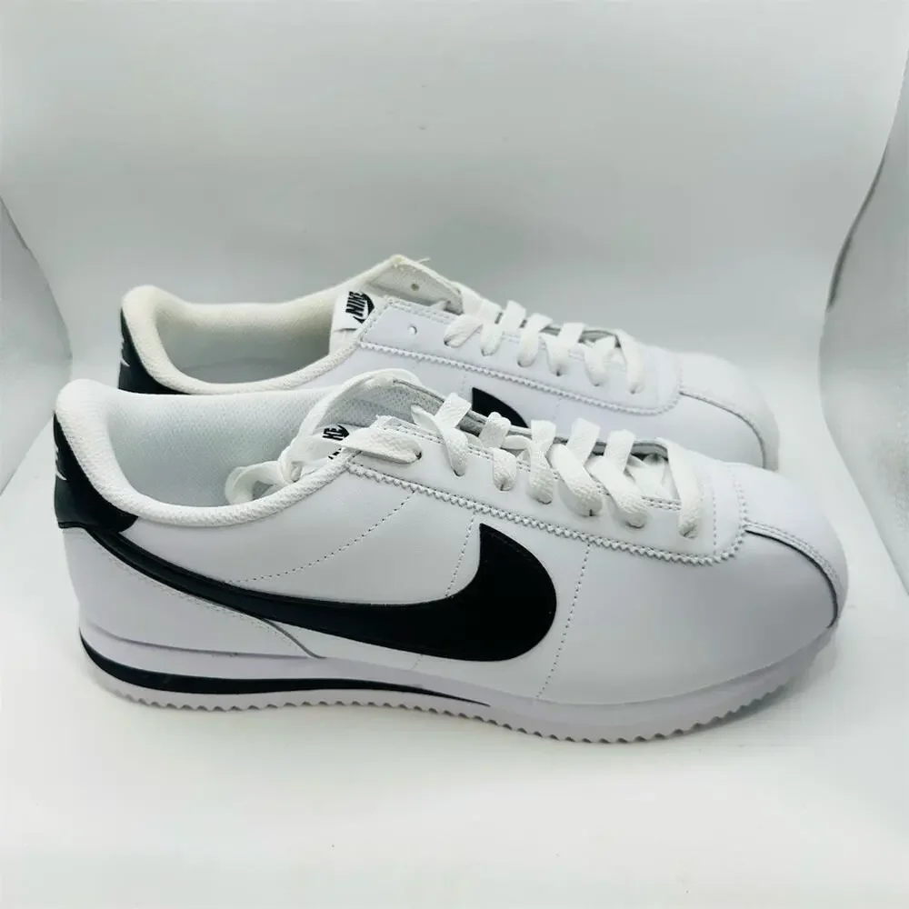 Nike Cortez Sneakers White/Black Classic Retro Low Top | Men's Size 9 | NWOB